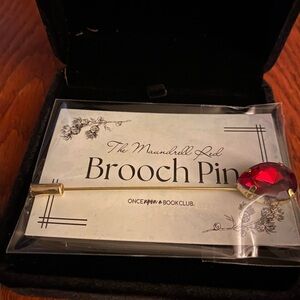 The Maundrell Red Brooch Pin New With Box Once Upon A Book Club